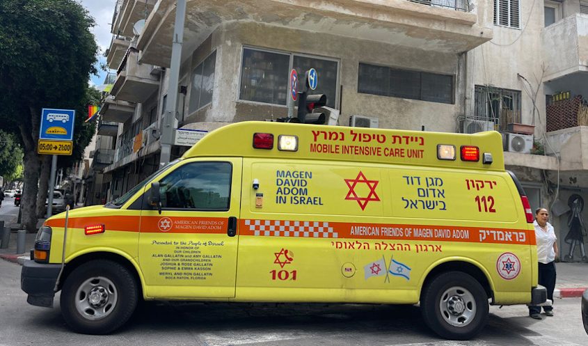 אמבולנס של מד"א, צילום אילוסטרציה דוברות מד"א