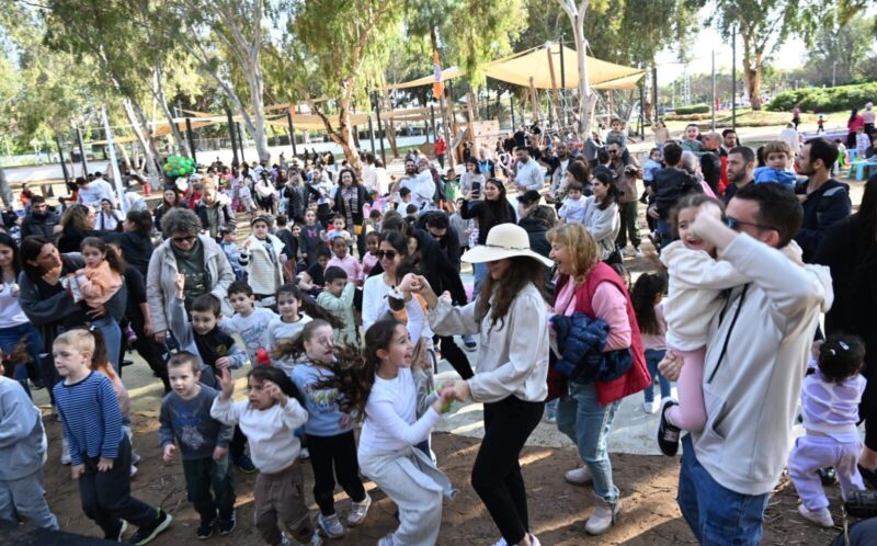 חנוכת פארק האקליפטוס בראשון לציון, צילום דוברות העירייה