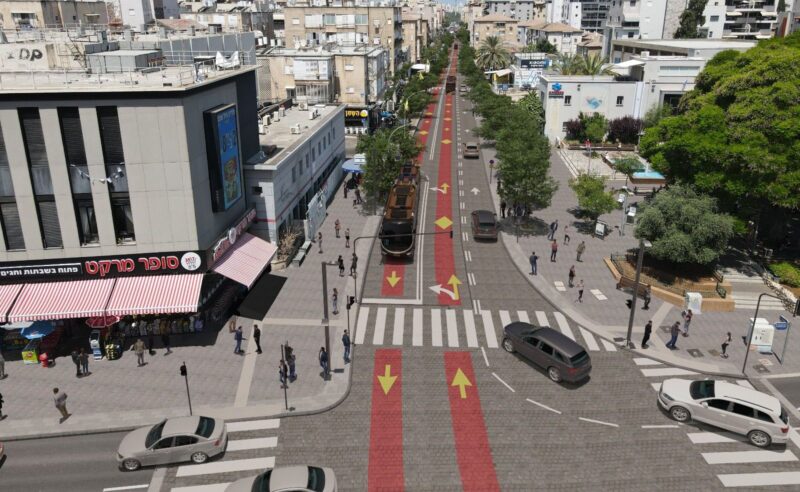 הדמיית הקו החום בראשון לציון, נתיבי איילון