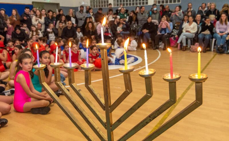 פעילות חנוכה בראשון לציון, צילום דוברות העירייה