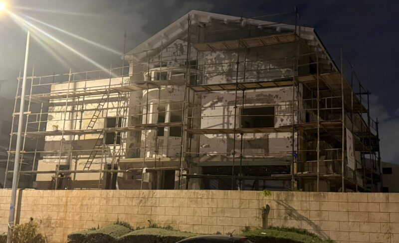 שיקום הבית שנפגע מטיל איראני, דוברות עיריית ראשון לציון