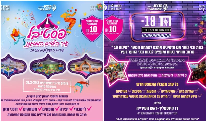 מתחמי נוער וילדים בחניון העירייה, דוברות עיריית